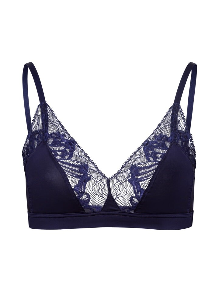 

Бюстгальтер Hanro Soft BH Eva, цвет evening blue