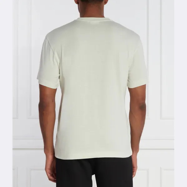 Удобная футболка Calvin Klein, экрю — фото 3