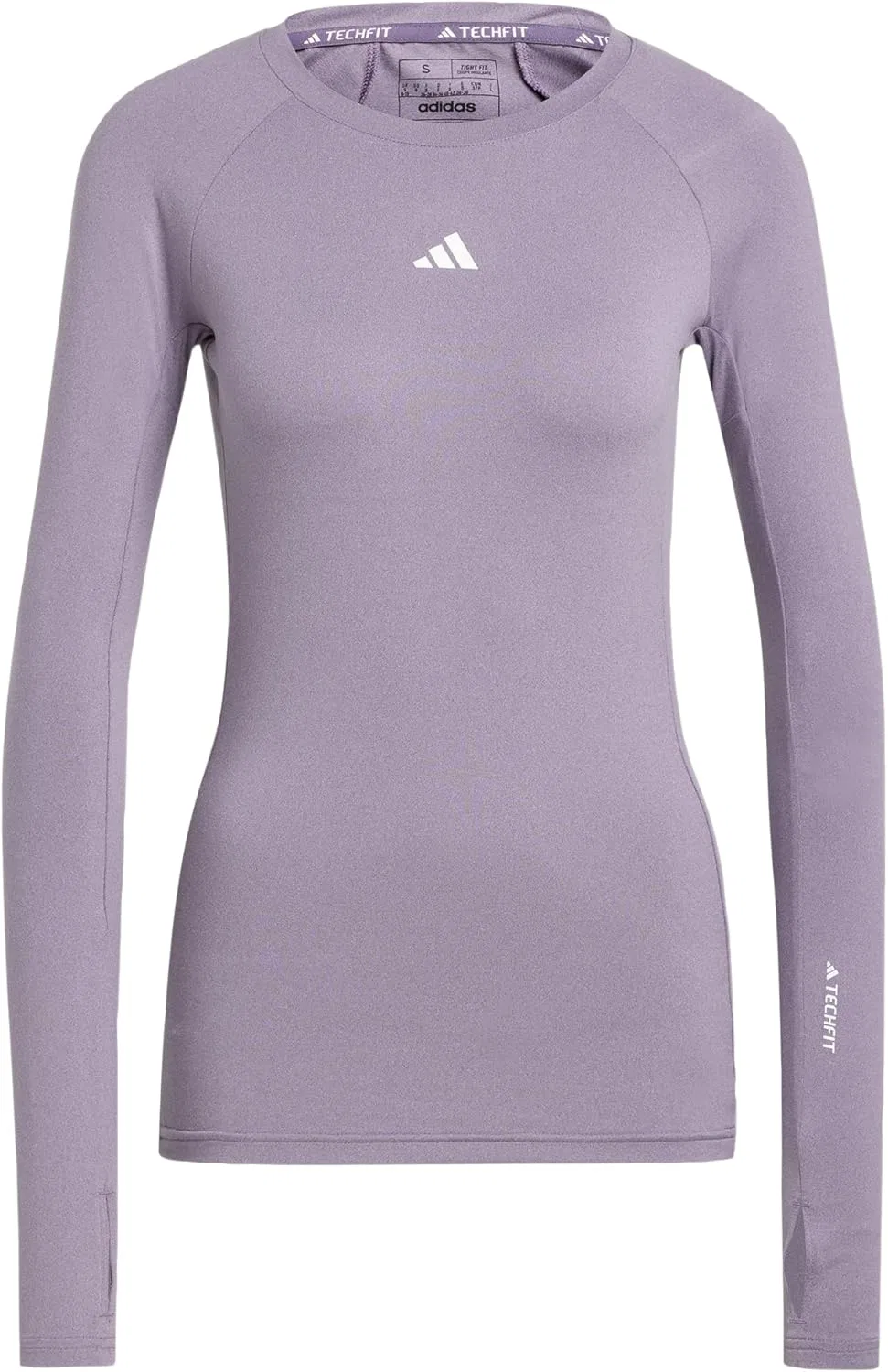 Тренировочная футболка adidas Techfit для женщин, Shadow Purple