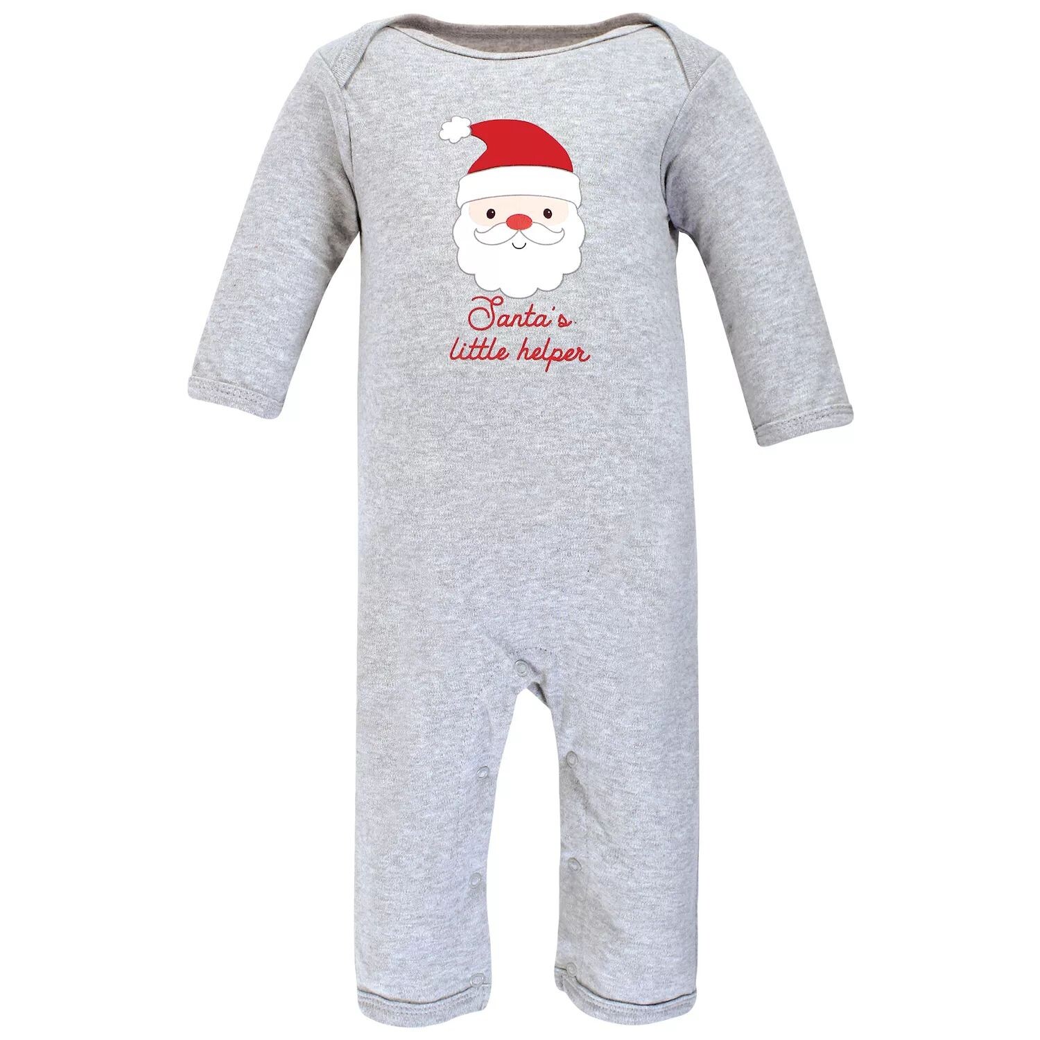 Детский хлопковый комбинезон унисекс Hudson Baby, Santa Reindeer Hudson Baby — фото 2