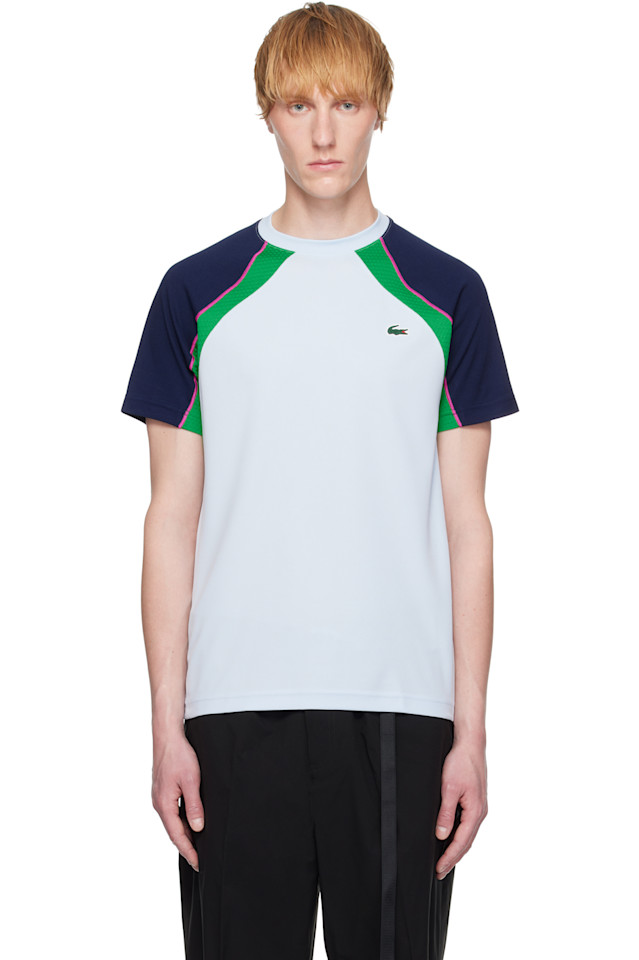 

Ультрасухая тенниска с цветными блоками Lacoste, мультиколор
