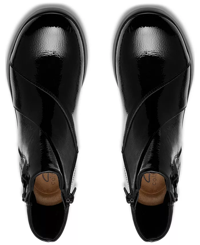 Коллекция женских ботильонов Ellowyn Deva на танкетке Clarks, черный — фото 4