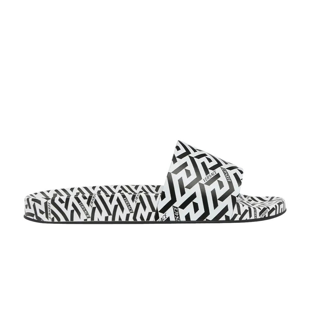 Шлепанцы Versace Palazzo Pool Slide, белый