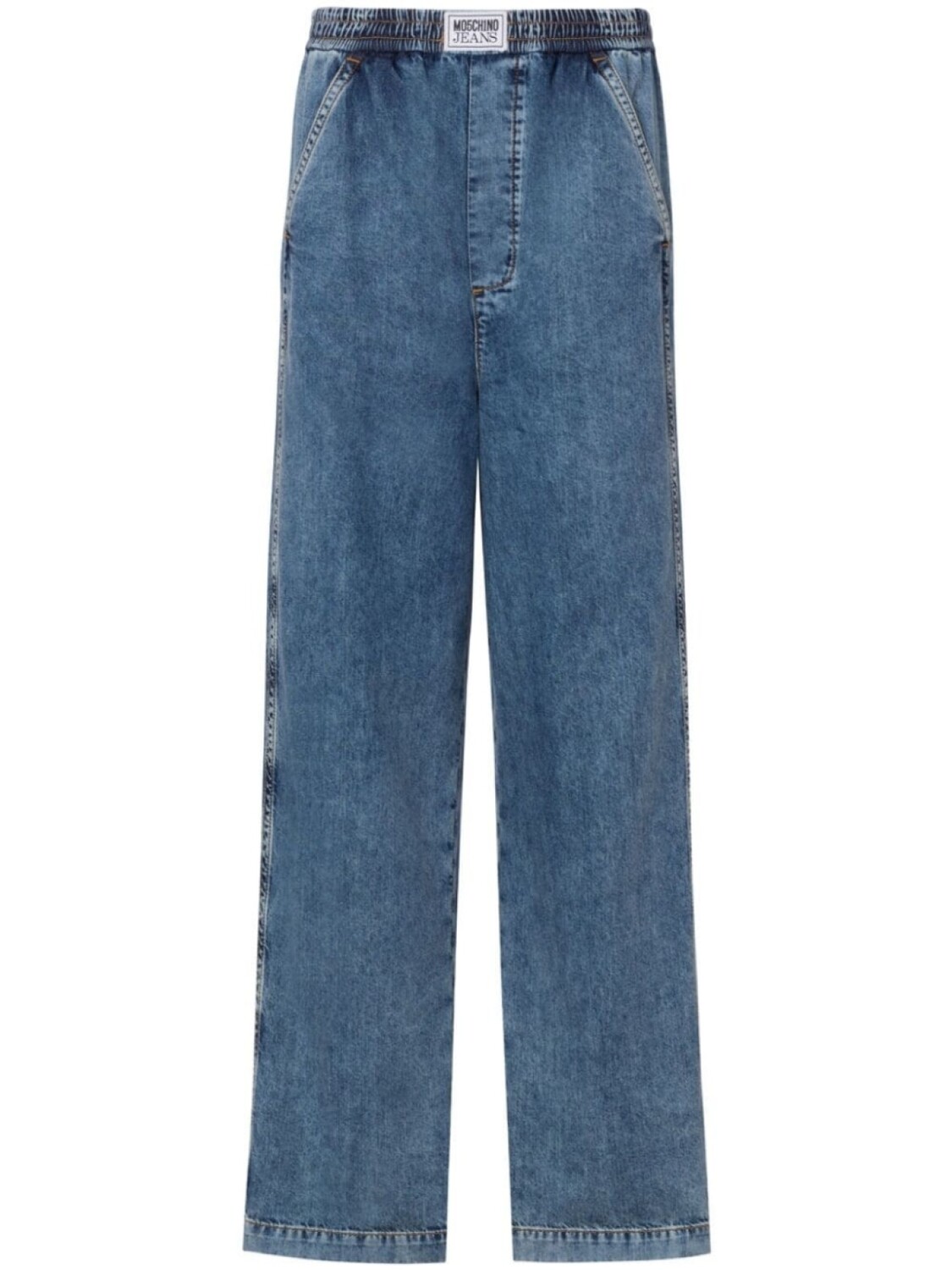 

MOSCHINO JEANS джинсы широкого кроя с завышенной талией, синий