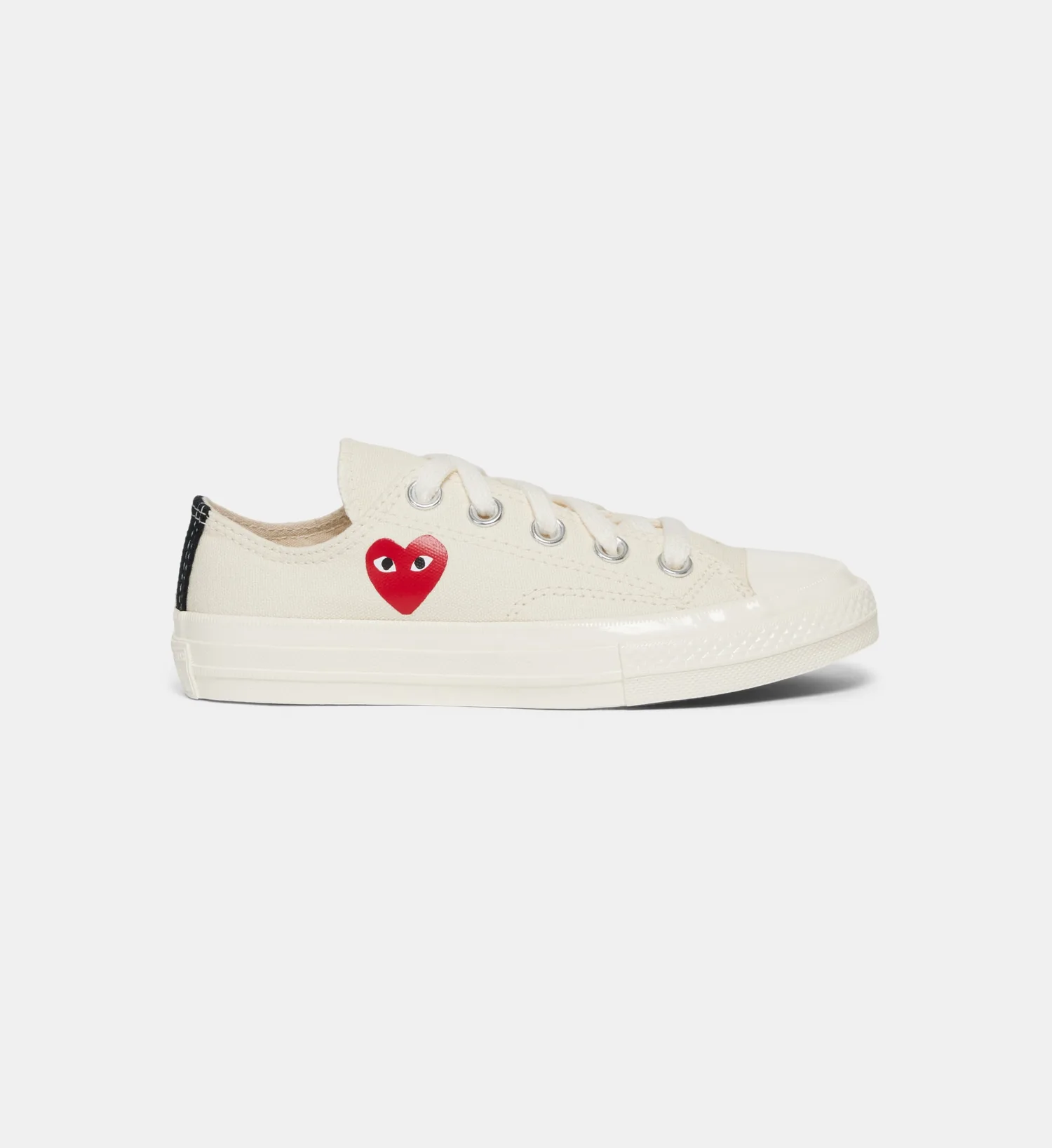 Низкие кеды Chuck 70 CDG OX из смешанного хлопка Converse x Comme des Garçons PLAY, бежевый