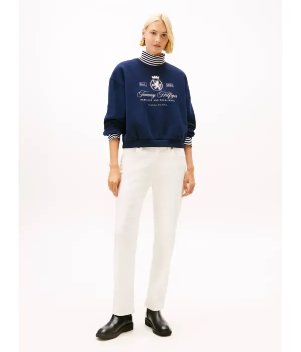 Толстовка VARSITY loose fit Tommy Hilfiger, темно-синий — фото 2