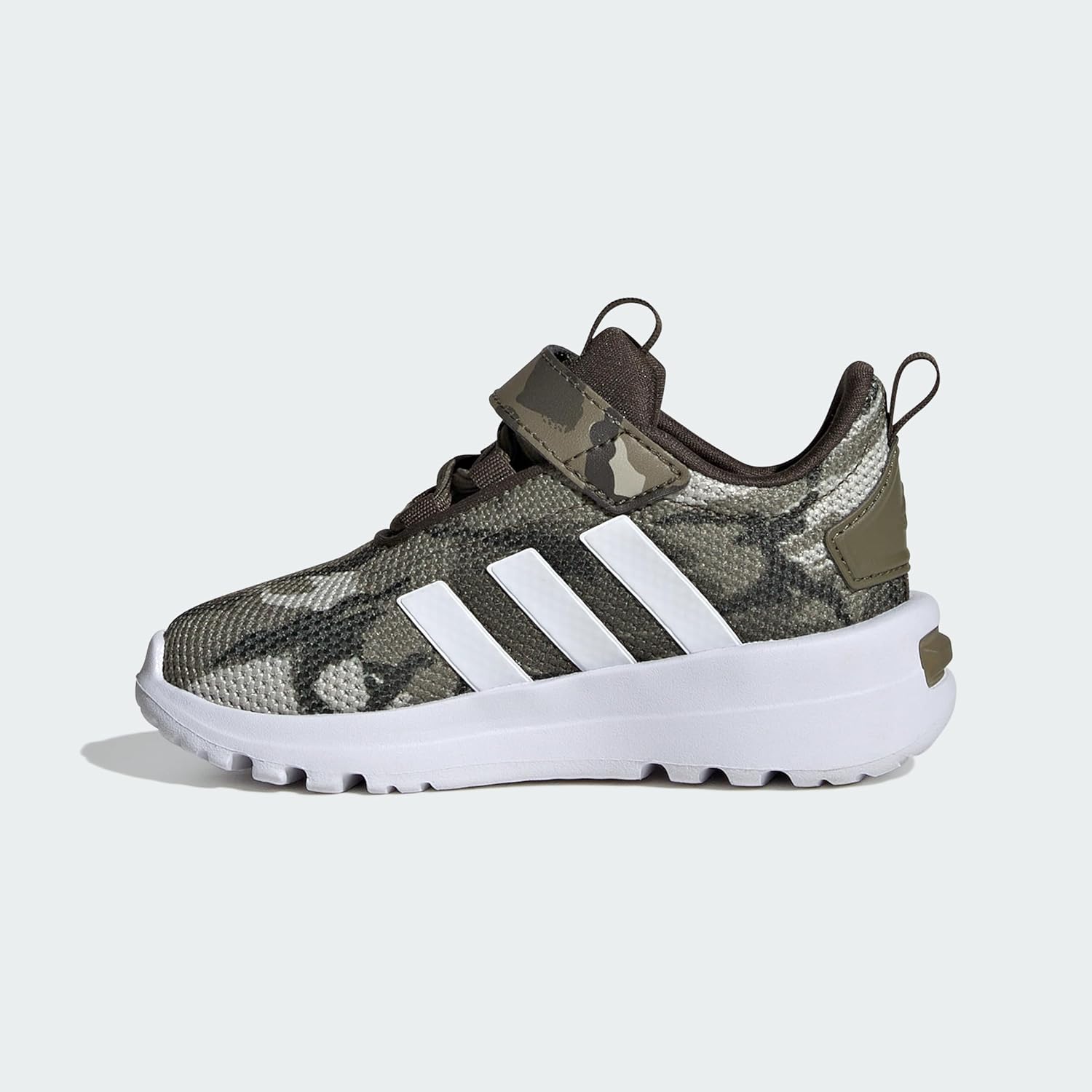 Кроссовки adidas Kids Racer Tr23, белый/оливковый — фото 3
