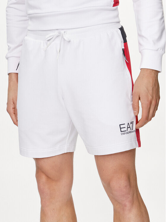 

Спортивные шорты стандартного кроя Ea7 Emporio Armani, белый