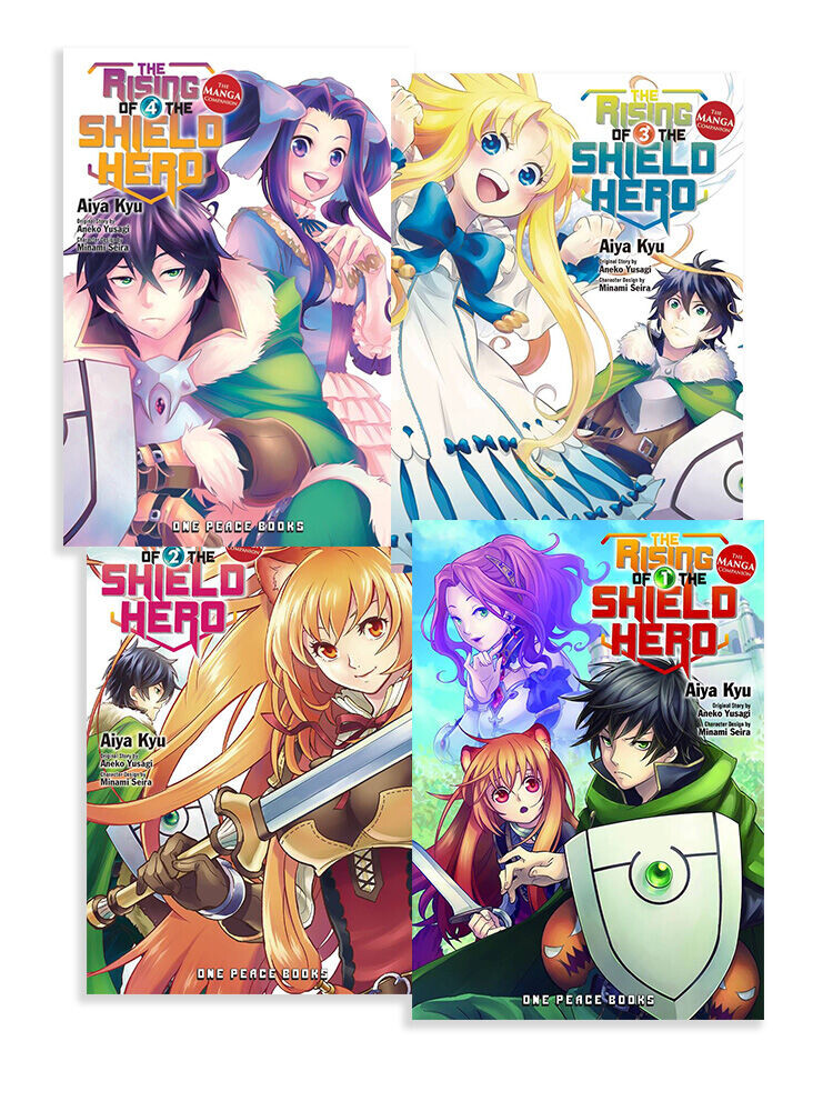 

Манга The Rising of the Shield Hero Manga (1-4) Bundle