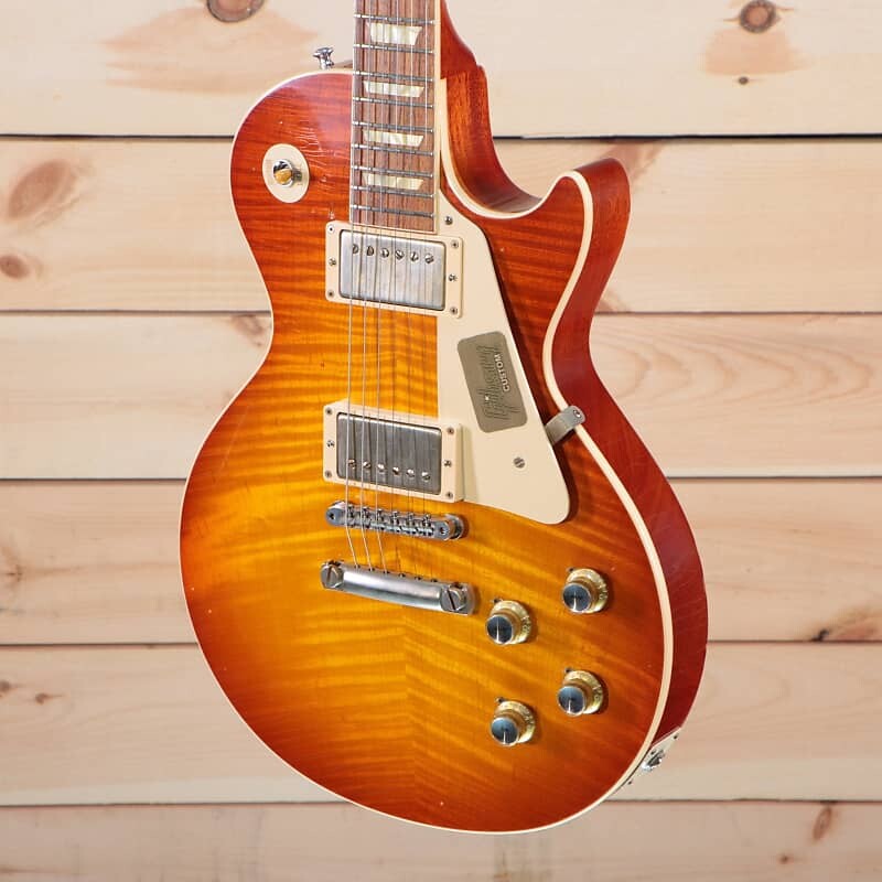 Электрогитара Gibson Les Paul Standard 1960 P.137 - R060012 - PLEK'd — фото 3