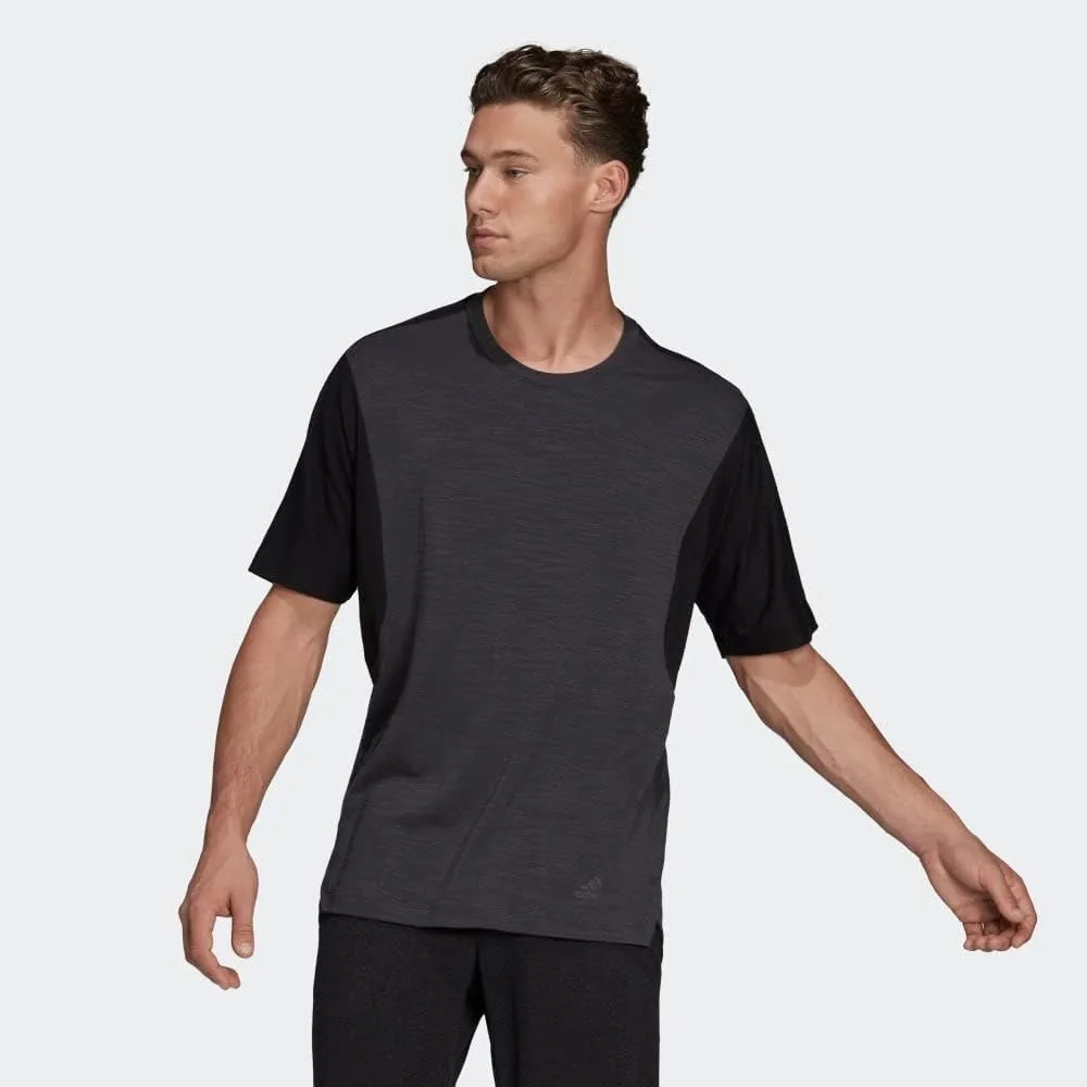 Футболка Adidas Mens Well Being, Carbon — фото 2