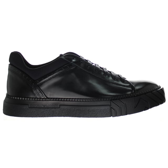 Женские черные кроссовки Emporio Armani, черный