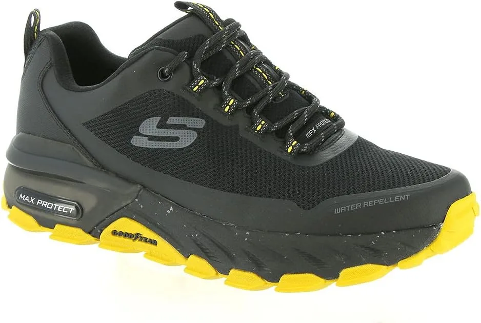 Мужские кроссовки Skechers Max Protect Liberated на шнуровке, модель Oxford, черный — фото 2