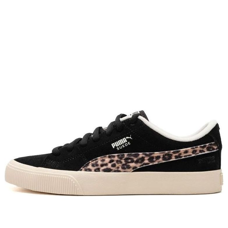 

Кроссовки PUMA Suede Wild QTR 'Black Leopard' 395735-01, черный