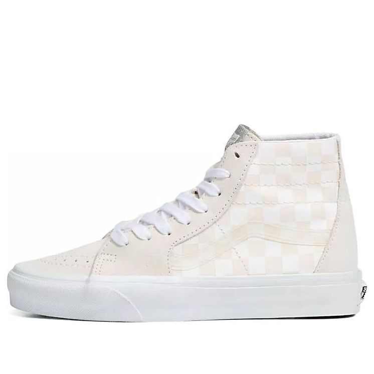 

Кеды Vans Crystal Sidestripe Sk8-Hi Tapered Shoe 'White Checkerboard', белый