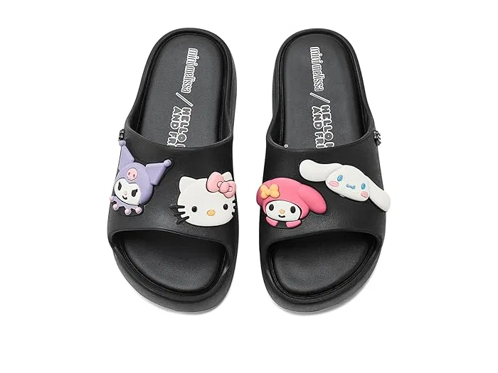 Сандалии Free Platform Slide + Hello Kitty And Friends Mini Melissa, Black — фото 3