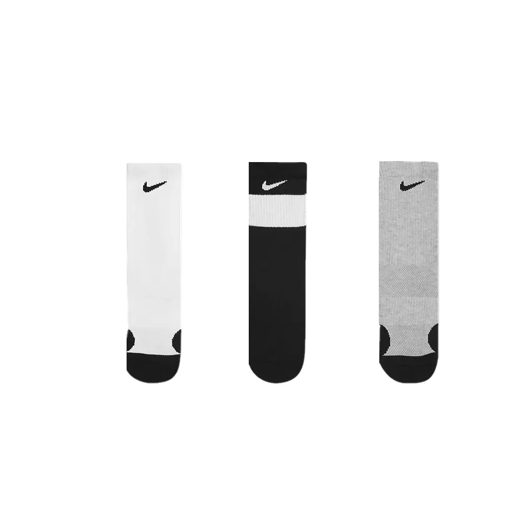 Носки Dri Fit 3 пары для детей 3-7 лет Nike, 3 pack (toned темно-серый)