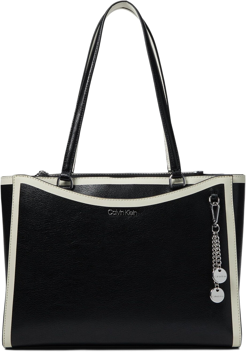 

Сумка-тоут Calvin Klein Mavis Tailored Tote, цвет Black/White