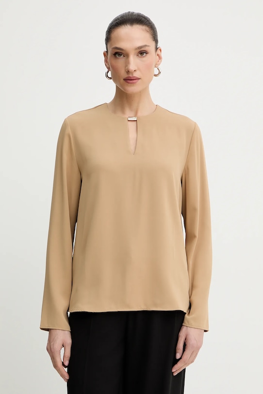 

Блуза Calvin Klein, бежевый