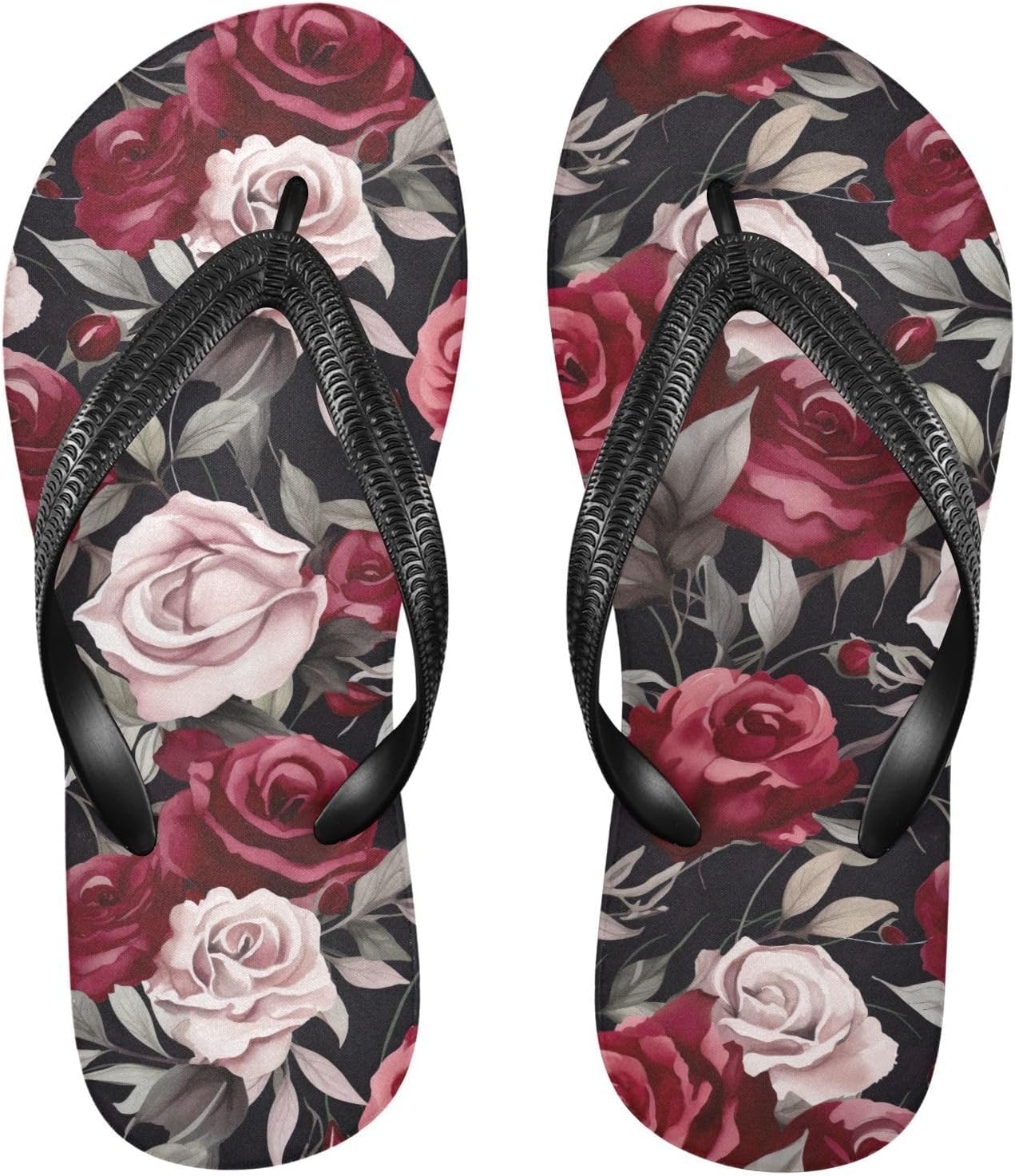 

Женские и мужские слипоны SPRIPORT из акварельной ткани бордового цвета, тонкие шлепанцы, удобные повседневные сандалии с амортизирующей стелькой и нескользящей резиновой подошвой, для ванной, душа, пляжа и летних прогулок