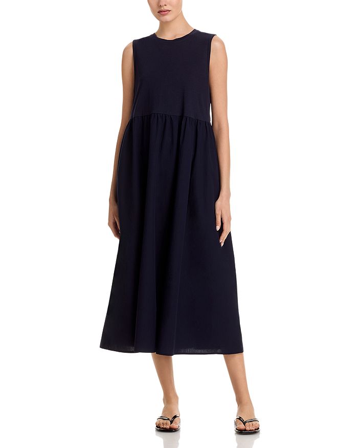 

Платье Mixed Media Eileen Fisher, синий