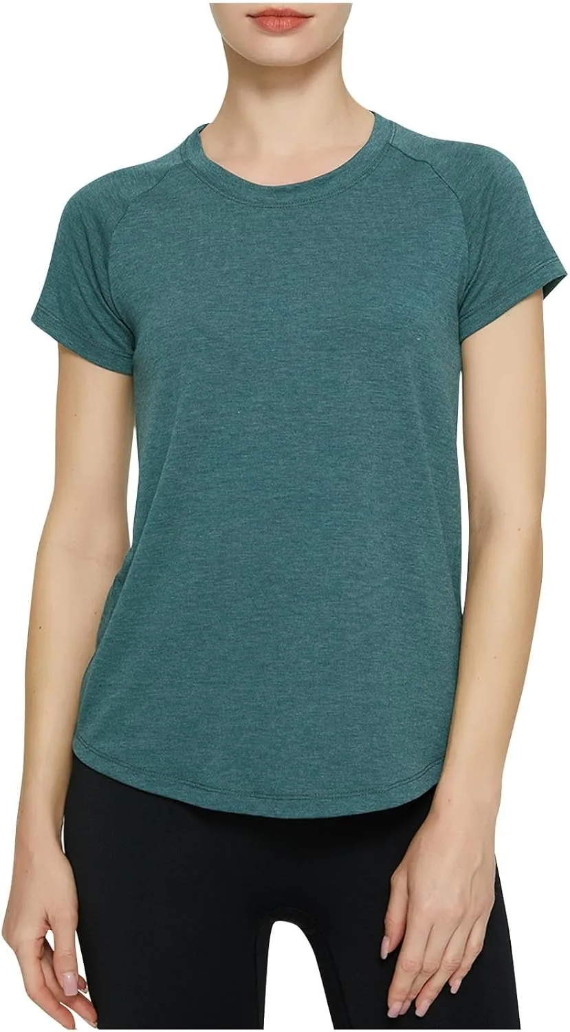 

Женская футболка с коротким рукавом Wicking Moisture для тренировок Akklian