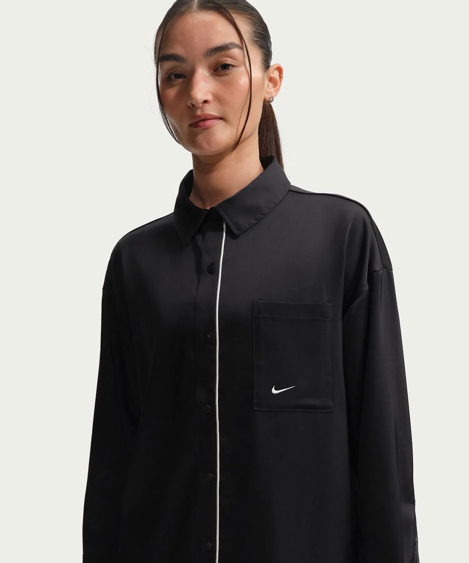 Женская рубашка Nike NSW OFFLN WVN STN LS TOP