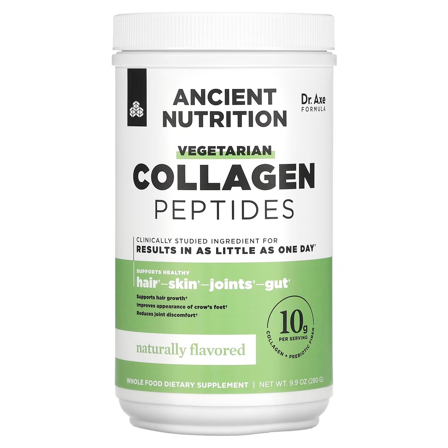

Добавка Ancient Nutrition Vegetarian Collagen Peptides, 280 г
