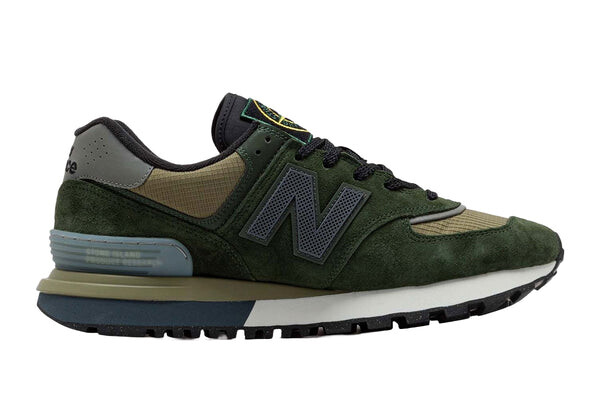 Кроссовки New Balance 574 Legacy в зеленом цвете — фото 2