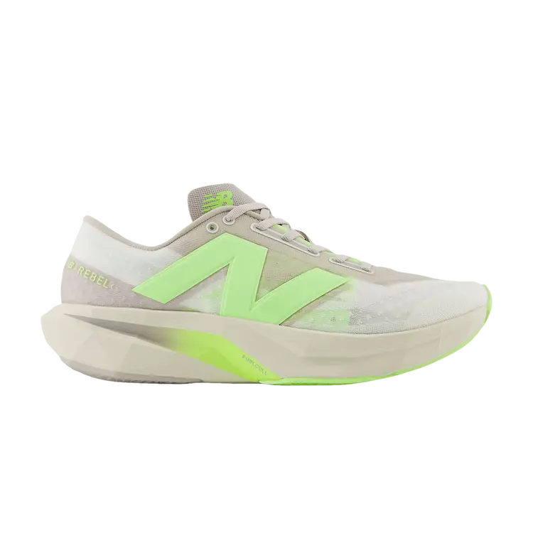 

Кроссовки FuelCell Rebel v4 2E Wide, цвет Moonrock Bleached Lime Glo