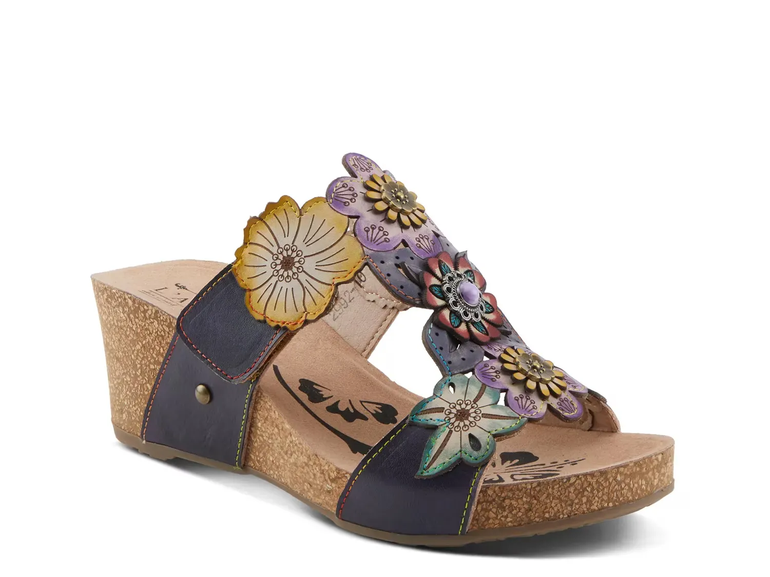 Босоножки на платформе Pretty Petals L'Artiste, Navy