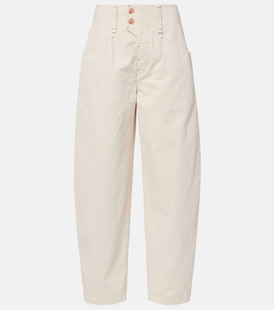 

Oumaya джинсы с бочкообразными штанинами Isabel Marant, экрю