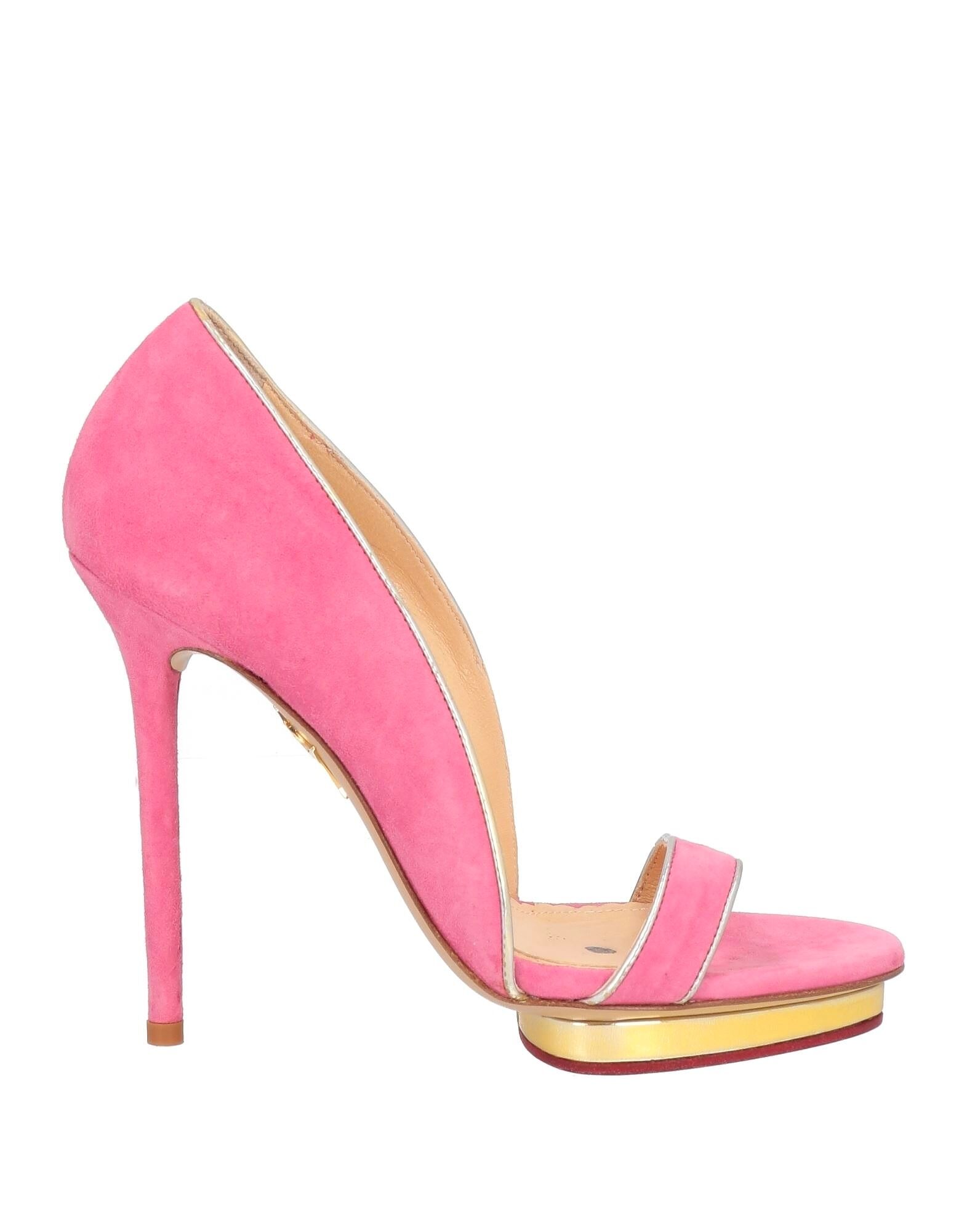 Сандалии Charlotte Olympia, розовый