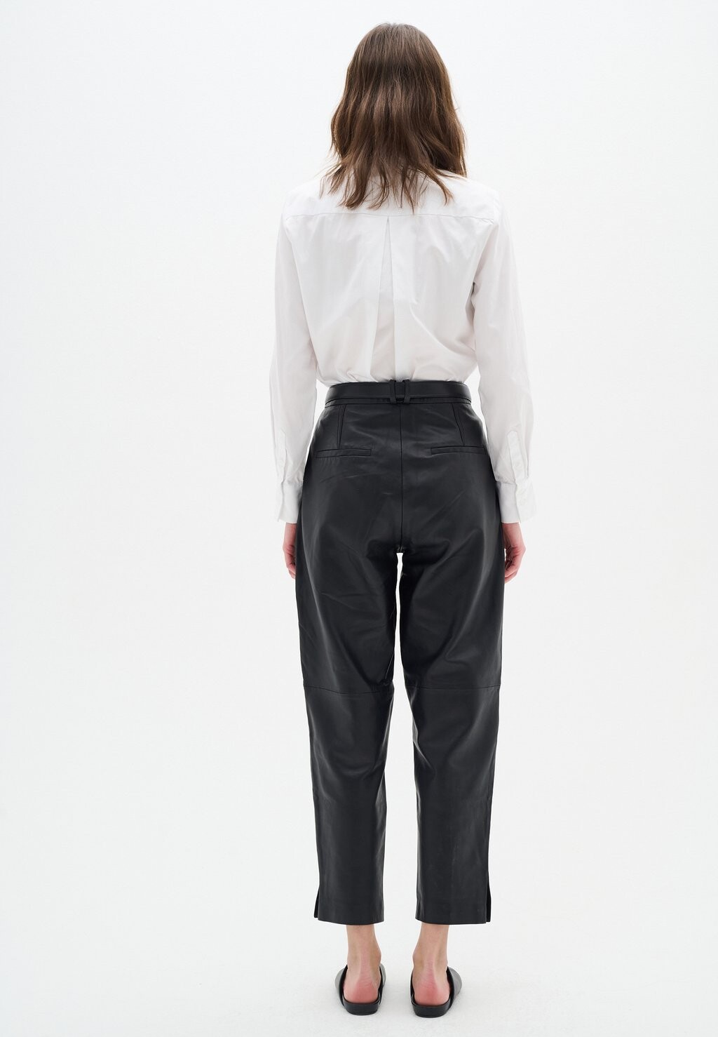 

Кожаные брюки KAMAIW InWear, черный