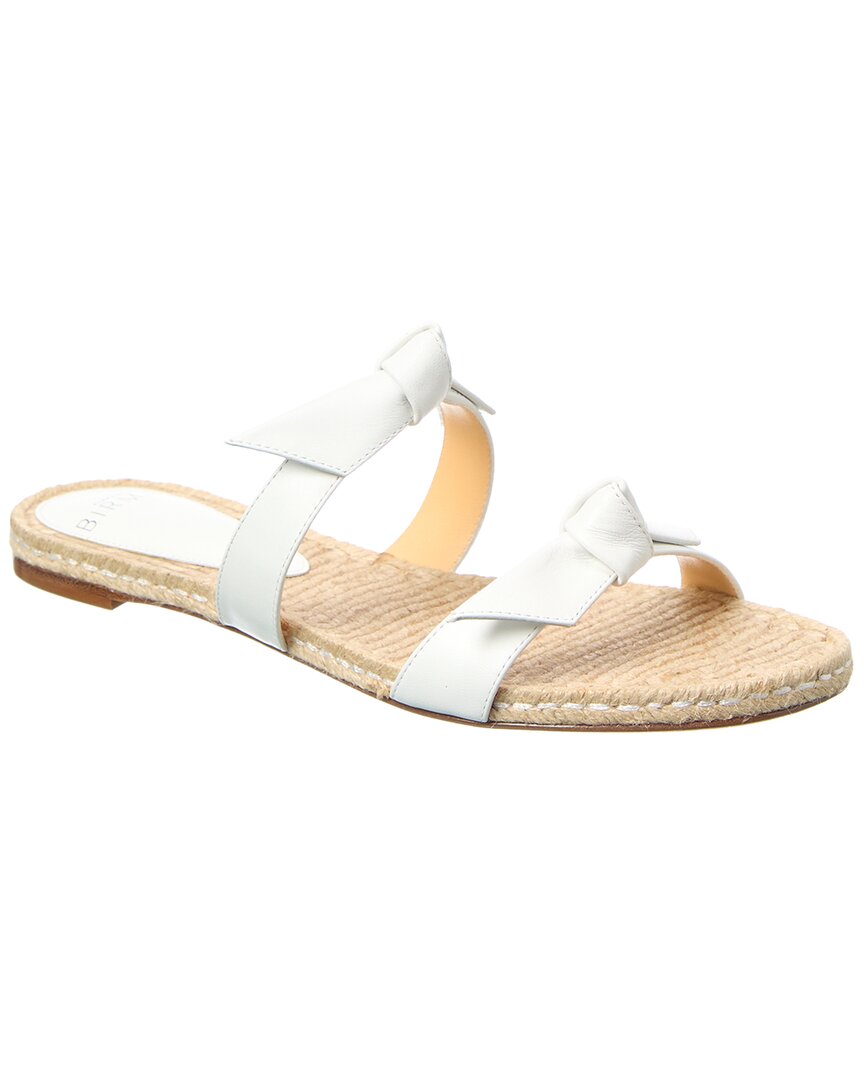 Alexandre Birman Clarita Leather Sandal, белый
