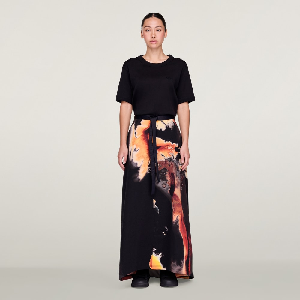 

Юбка Adidas Y-3 AOP Track Skirt, цвет Black/Multicolor
