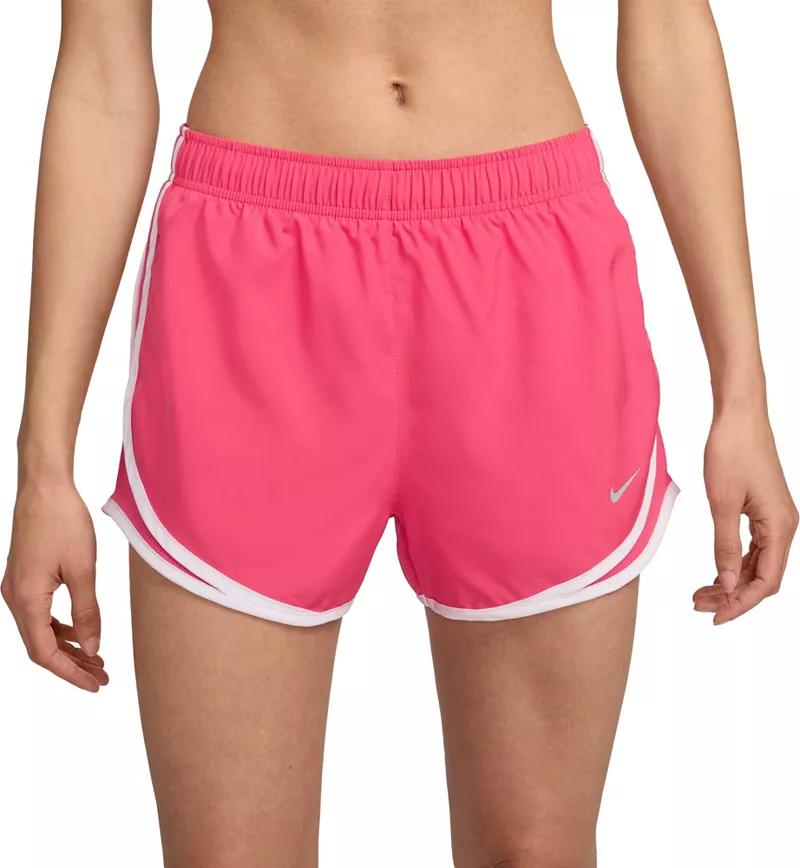 

Женские шорты для бега на короткой подкладке Nike Tempo, цвет Aster Pink