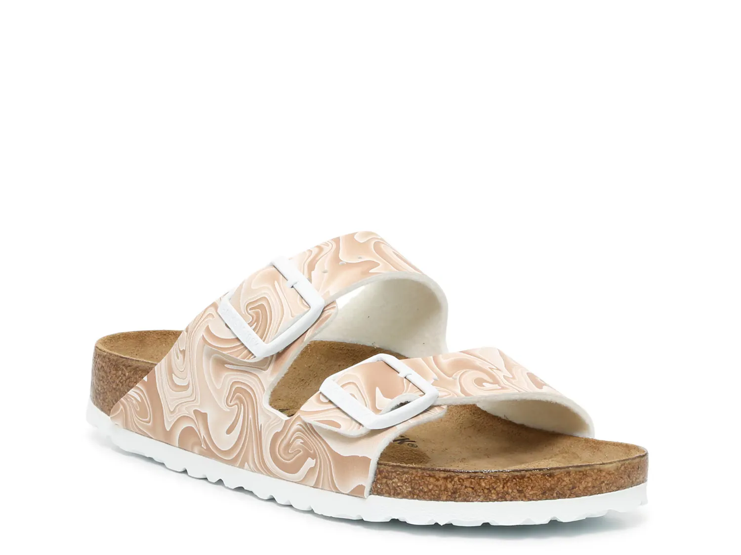 

Сандалии Arizona Sandal Birkenstock, цвет tan_whiteswirl