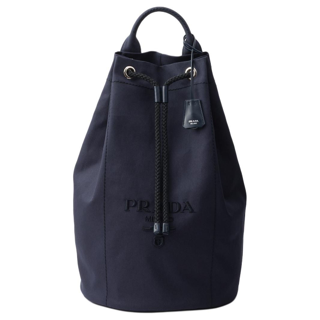 

PRADA Хлопковая сумка через плечо мужская морская синяя