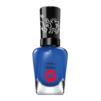 

Лак для ногтей Sally Hansen Miracle Gel Keith Haring Collection Draw Blue, 0,5 жидк. унции