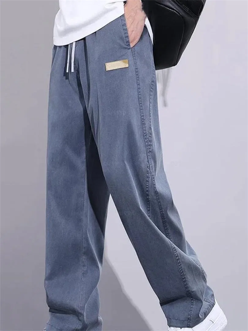 Джинсы свободные, Men's Summer Thin, Gray9 — фото 2