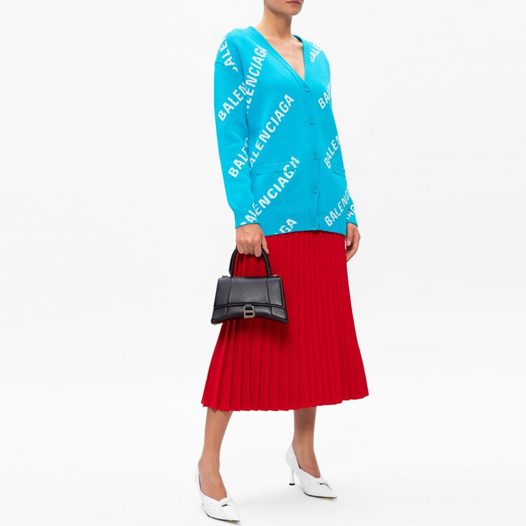 Шорты женские Balenciaga, голубой — фото 3