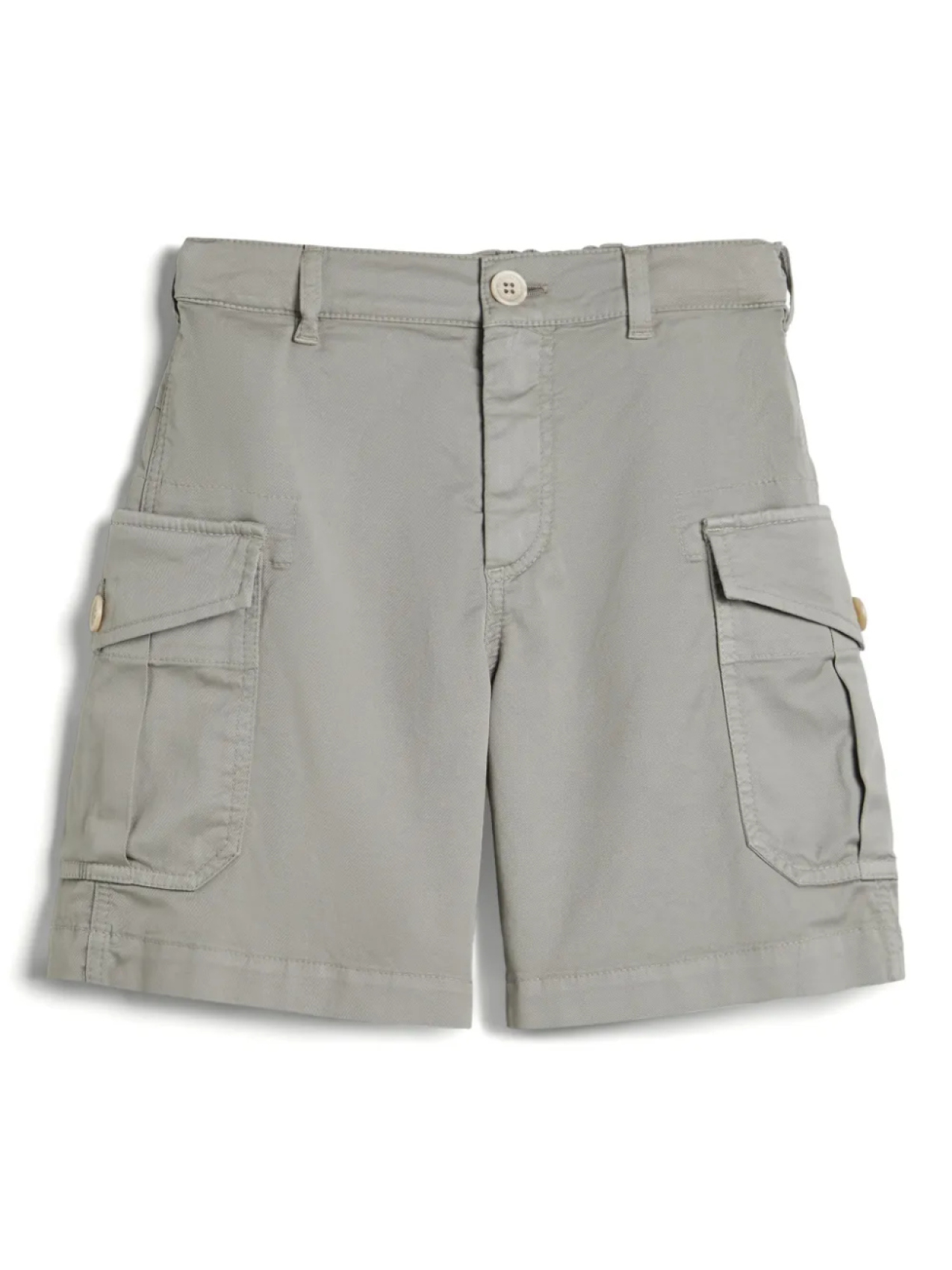 

Шорты-бермуды Brunello Cucinelli Kids с карманами-карго, зеленый