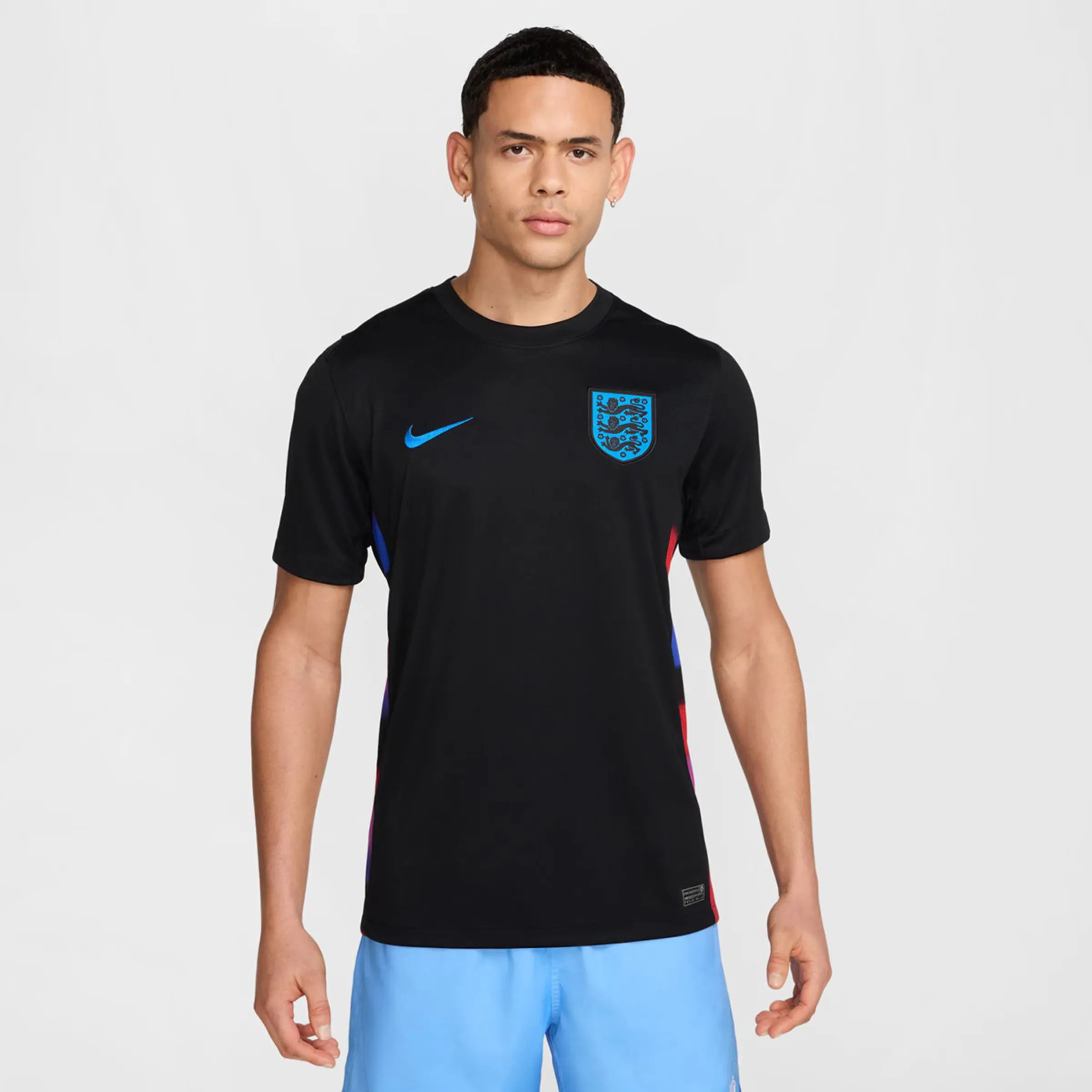 

Футболка мужская гостевая форма Англия 2025 Stadium Nike, черный