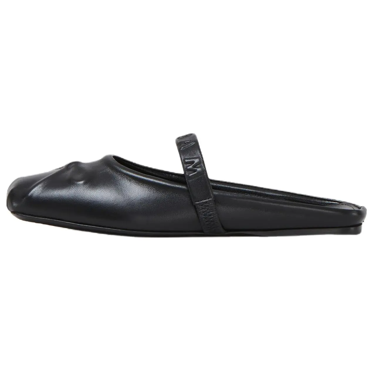 Женские лоферы с квадратным носком и тисненым логотипом MARNI, Original Shoe Box Included