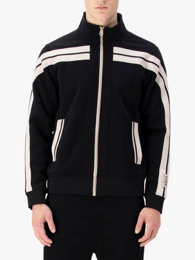 

Свитер Duke с застежкой-молнией LUKE 1977, Black/Cream