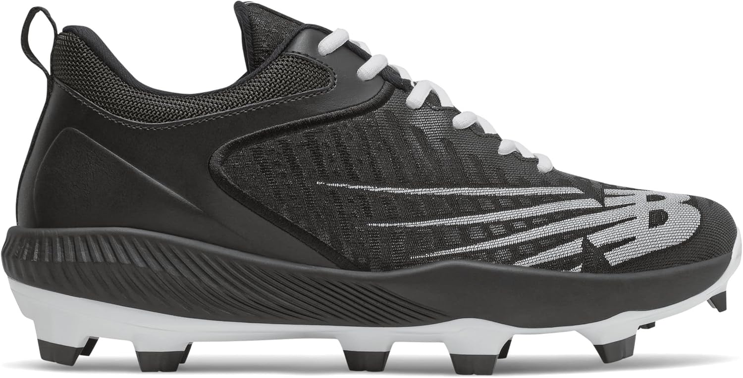 Бейсбольные бутсы New Balance Men's Fuelcell 4040 V6, белый/черный — фото 2