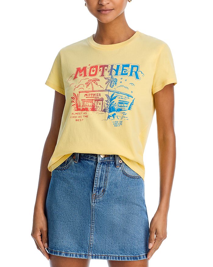 

Футболка Boxy Goodie Goodie MOTHER, желтый