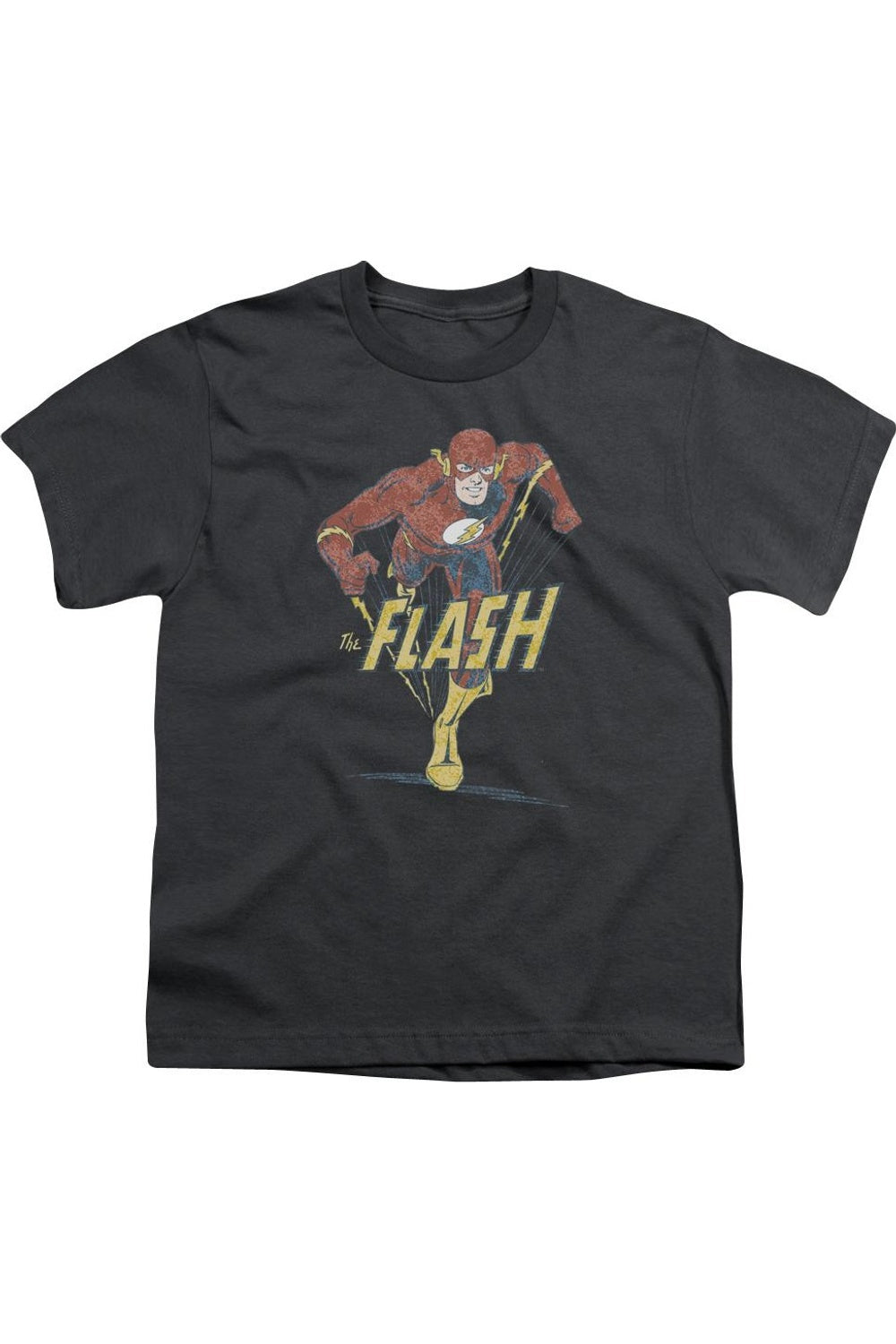 

Футболка DC Comics Flash с приглушенным принтом для детей Gildan, Charcoal