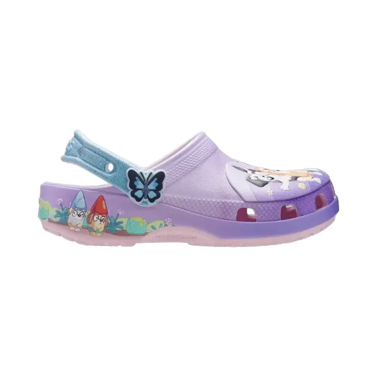 Классические сабо Bluey x Crocs Classic Clog TD, розовый